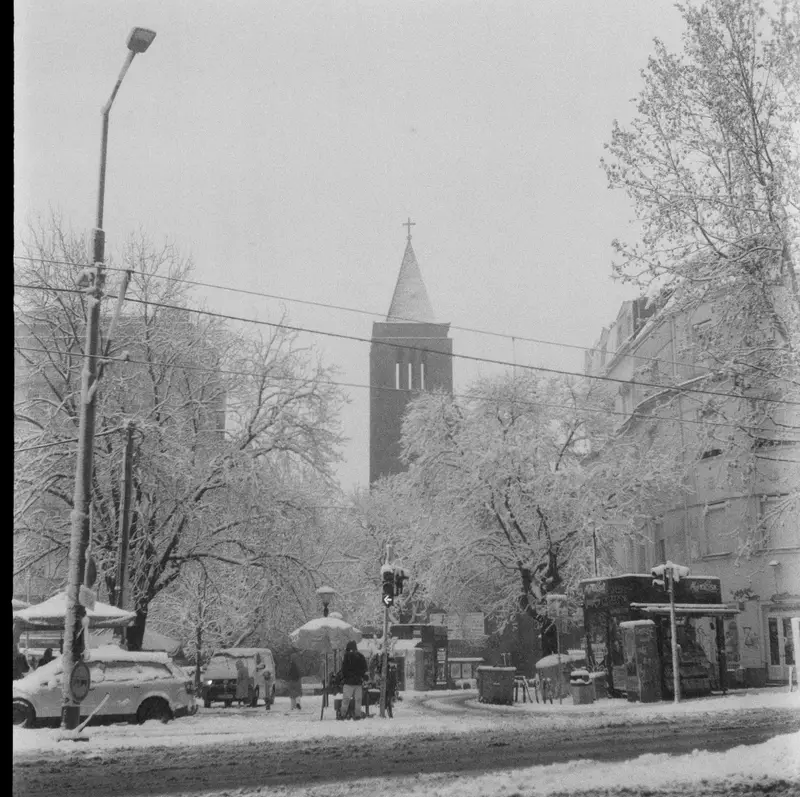 Bitef Theatre, Belgrade. Housed in a former German Evangelical church, built in 1940