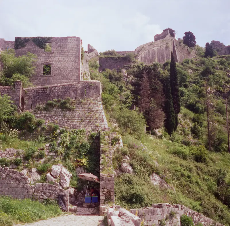 Kotor (Italian: Cattaro) Fortress, Venetian Republic. Now Montenegro